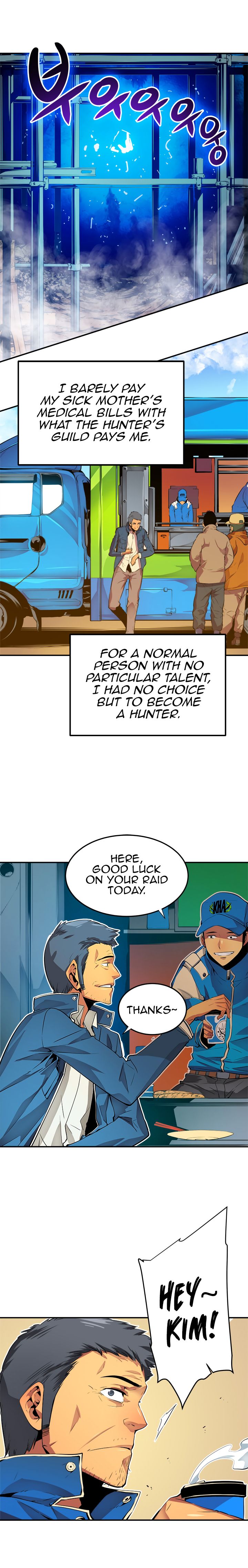 Solo Leveling Manga Chapter 1 page 5 - [D-Rank Dungeon Arc] Ep. 1