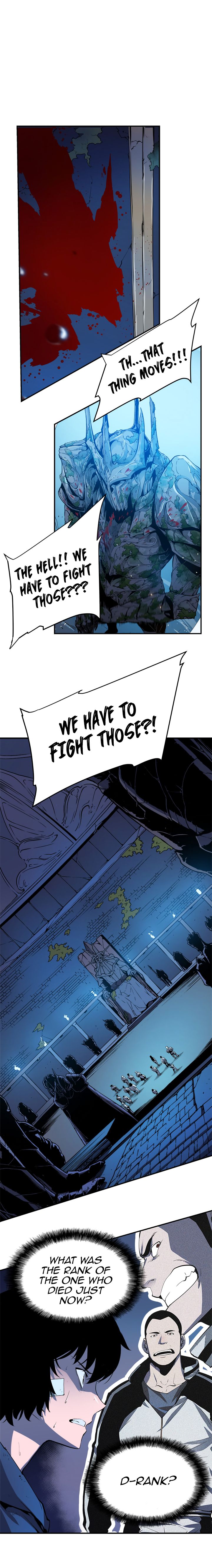 Solo Leveling Manga Chapter 4 page 1 - [D-Rank Dungeon Arc] Ep. 4