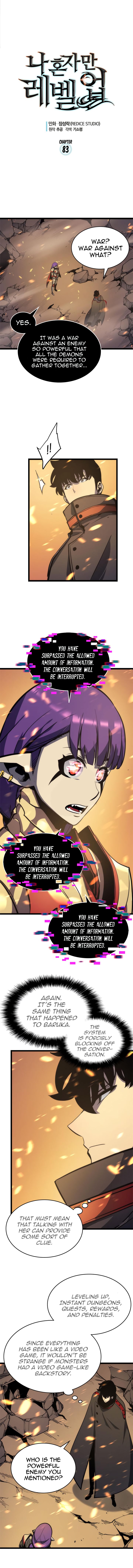 Solo Leveling Manga Chapter 83 page 2 - [Return to Demon Castle Arc] Ep. 8